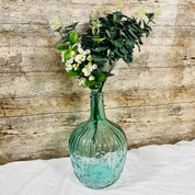 Recycled Glass Rustic Ripple Vase 30cm