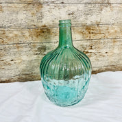 Recycled Glass Rustic Ripple Vase 30cm