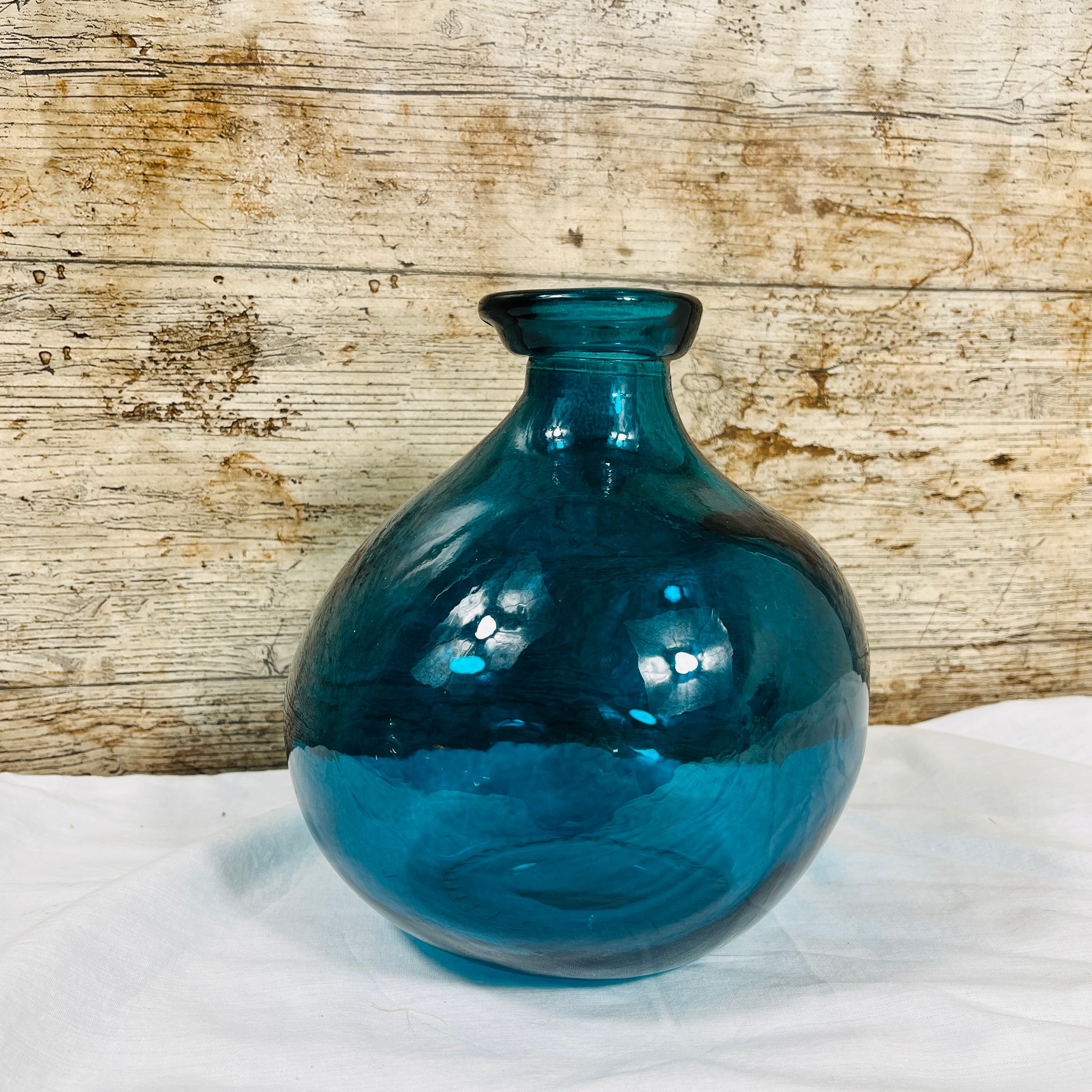 Recycled Glass Simplicity Blown Glass Vase 18cm