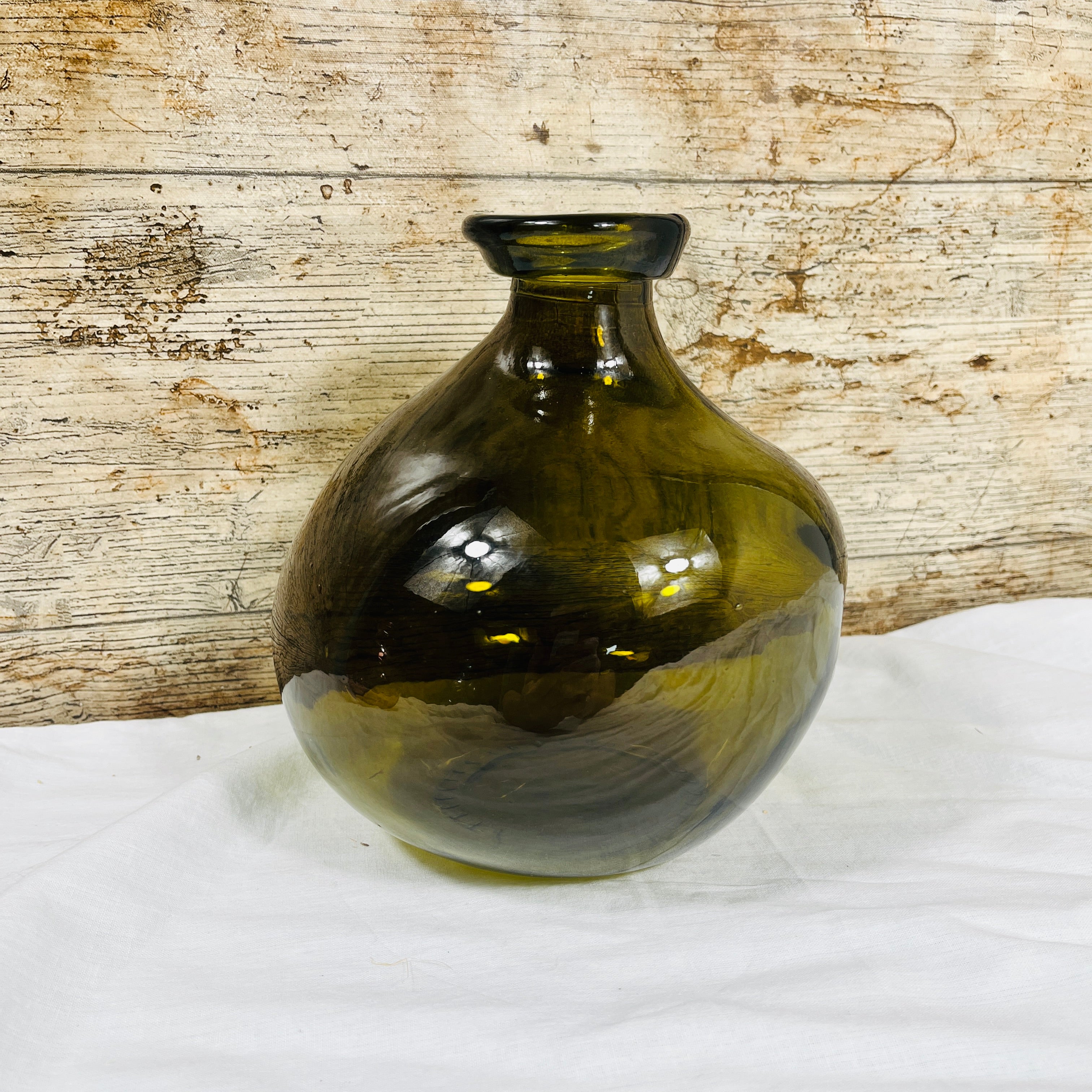 Recycled Glass Simplicity Blown Glass Vase 18cm