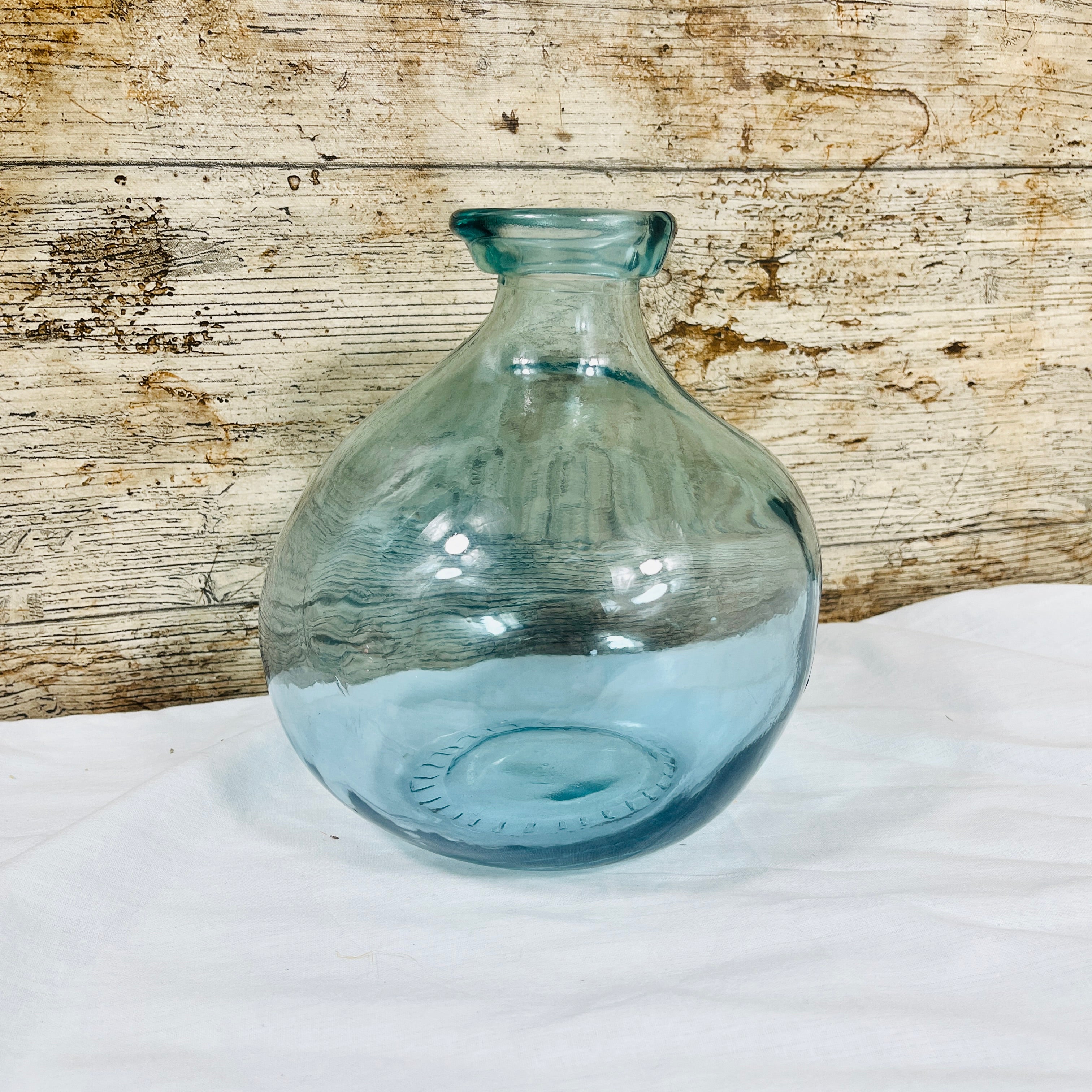 Recycled Glass Simplicity Blown Glass Vase 18cm