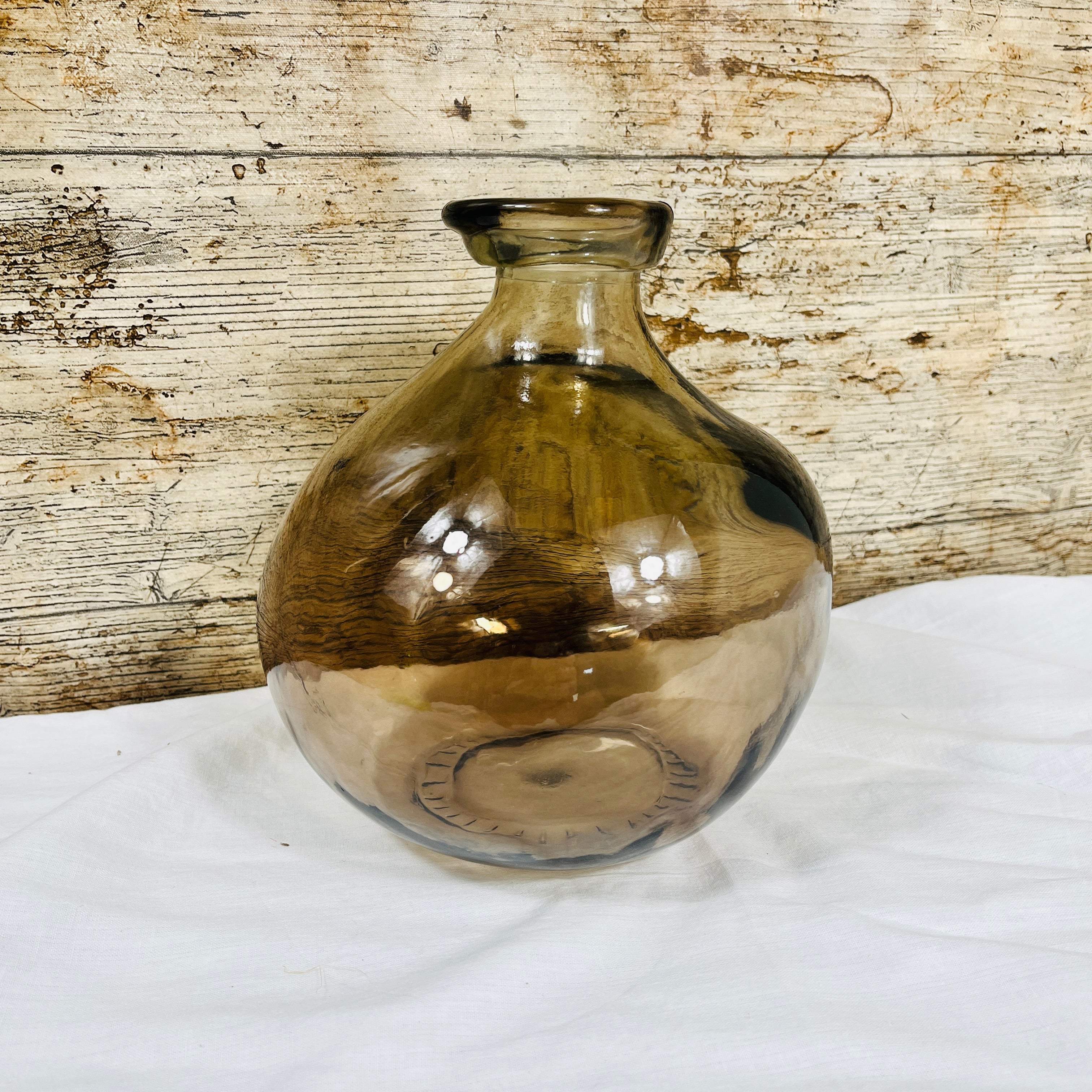 Recycled Glass Simplicity Blown Glass Vase 18cm