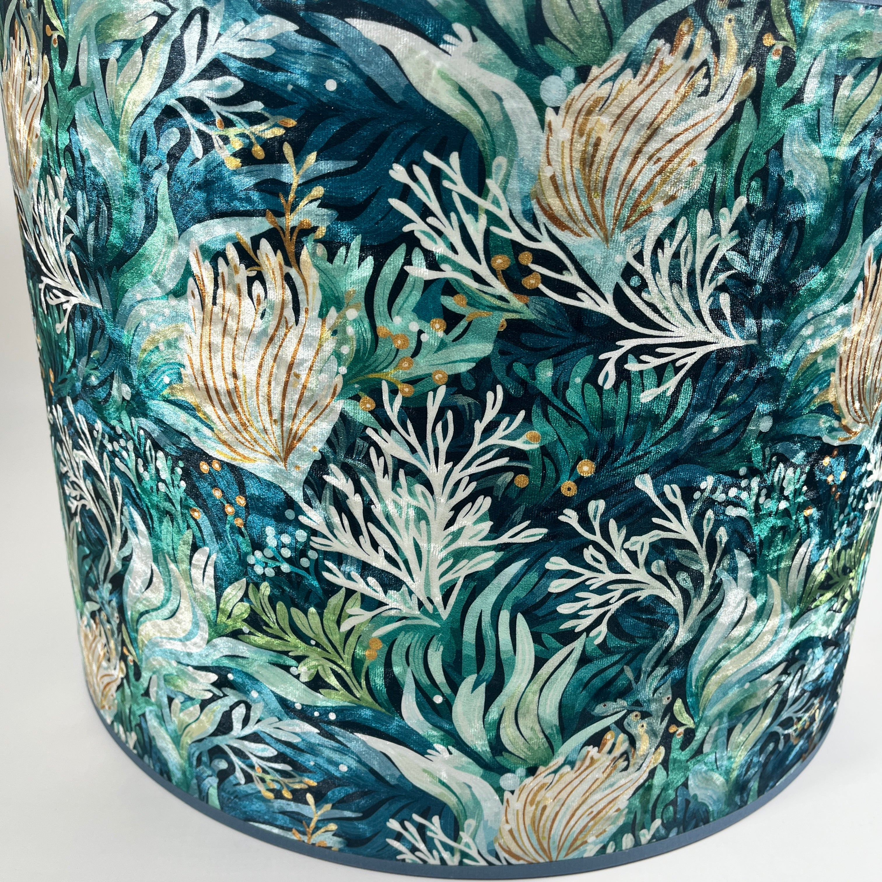 Lagoon Deep Water Velvet Shade 8" to 18"