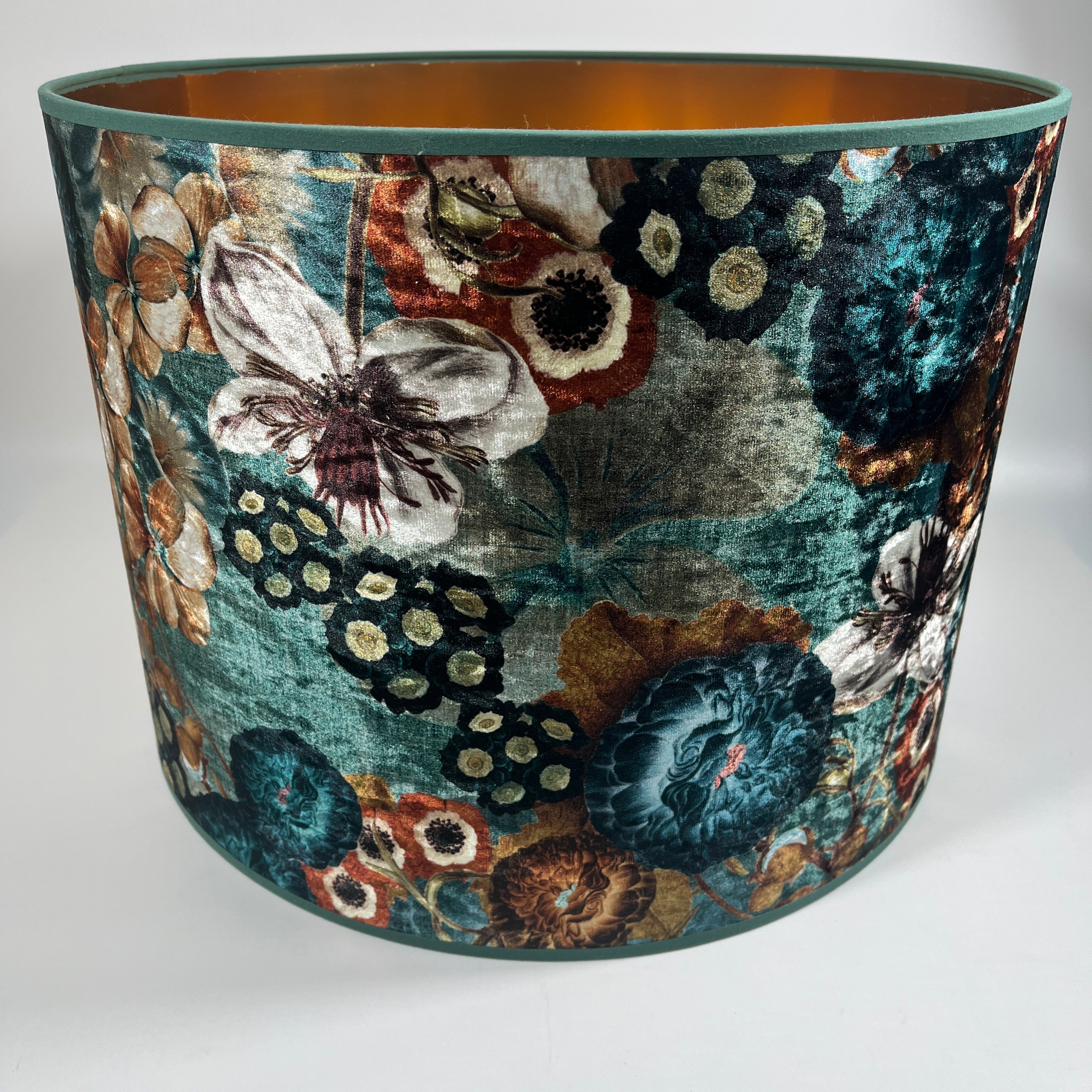 Prussian Floret Velvet Shade 8" to 18"
