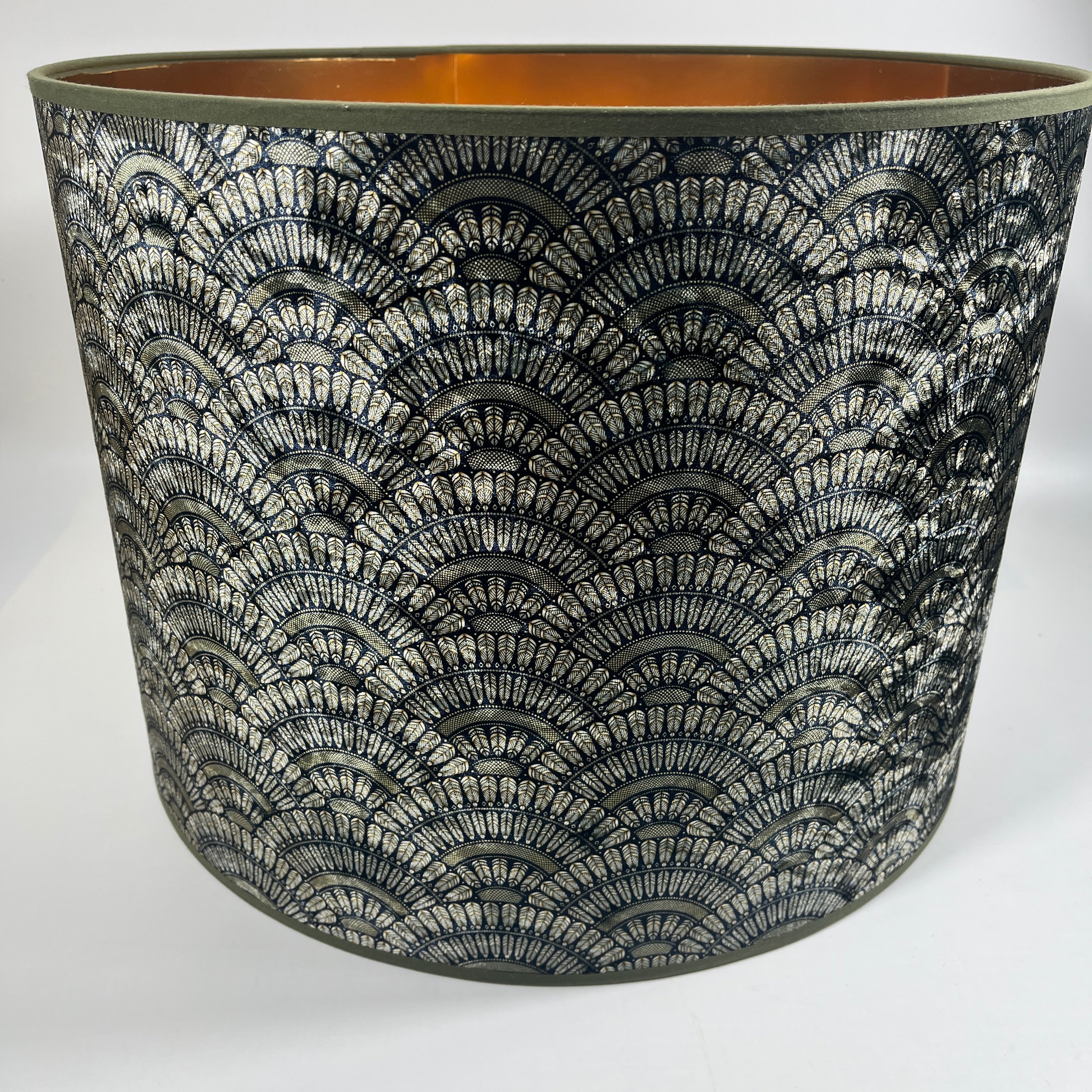 Feather Fan Velvet Shade 8" to 18"