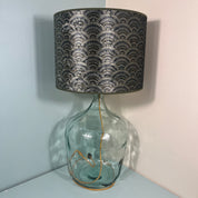 Feather Fan Velvet Shade 8" to 18"