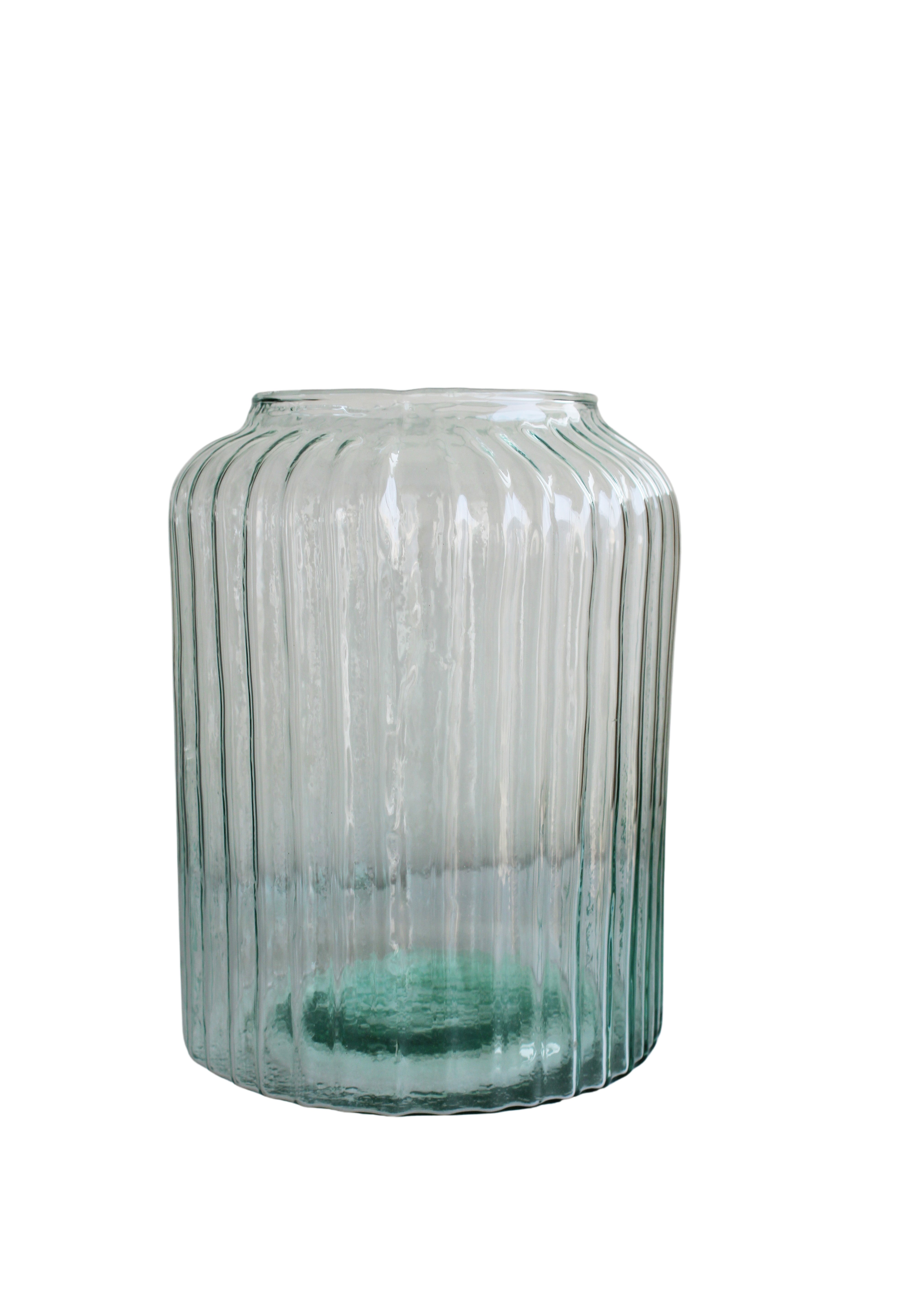 Recycled glass Column Vase