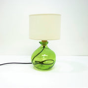 24cm Simplicity Recycled Glass Lamp (Cool Colours)