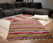 Machine Washable Recycled Cotton Jarapa Rugs Extra Small & Small