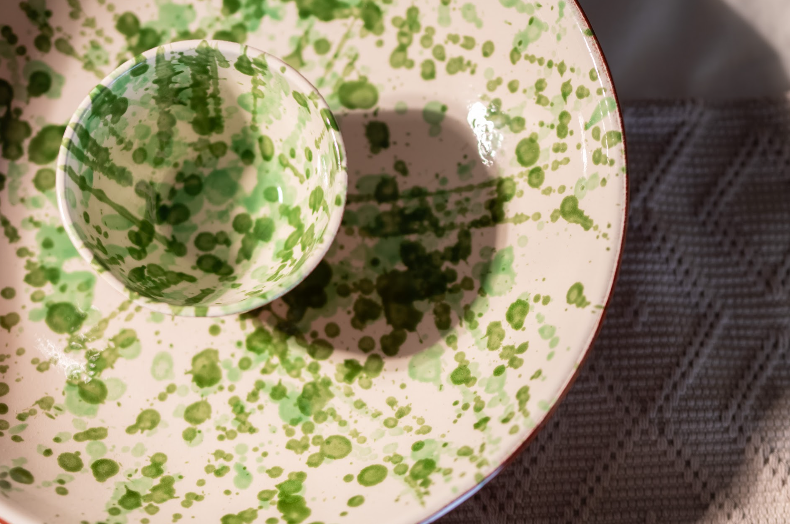 Spanish Hand Painted Jaspe 10cm Tapas Bowl
