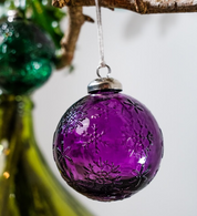 Glass Snowflake Bauble