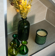 Natural Hand Poured Candle in Recycled Glass Tumbler