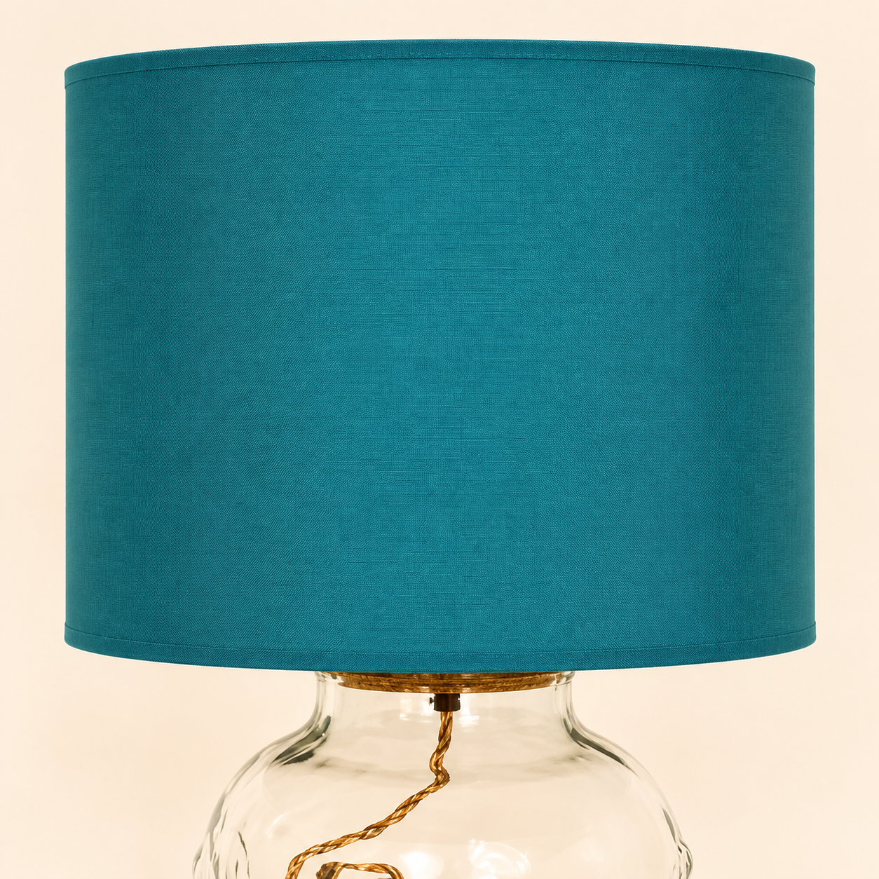Handmade "Teal" Fabric Shade (B51)