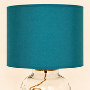 Handmade "Teal" Fabric Shade (B51)