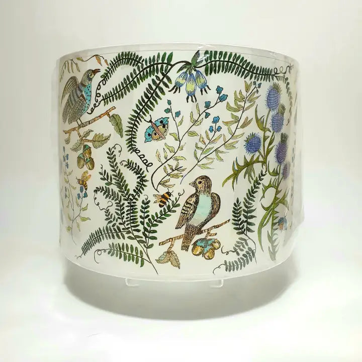 Thistle Printed Drum Shade 10" to 18"
