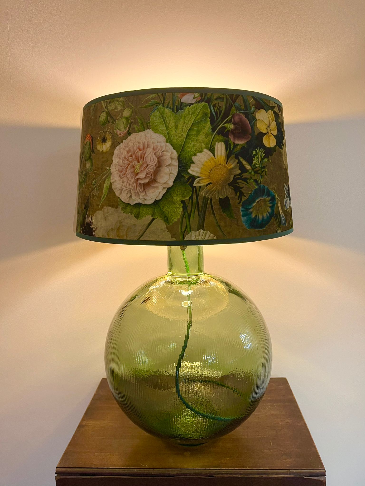 Recycled Glass Artemis Lamp 48cm