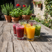 Moroccan Handmade Recycled Glass Ripple Grand Twist Tumbler 280ml