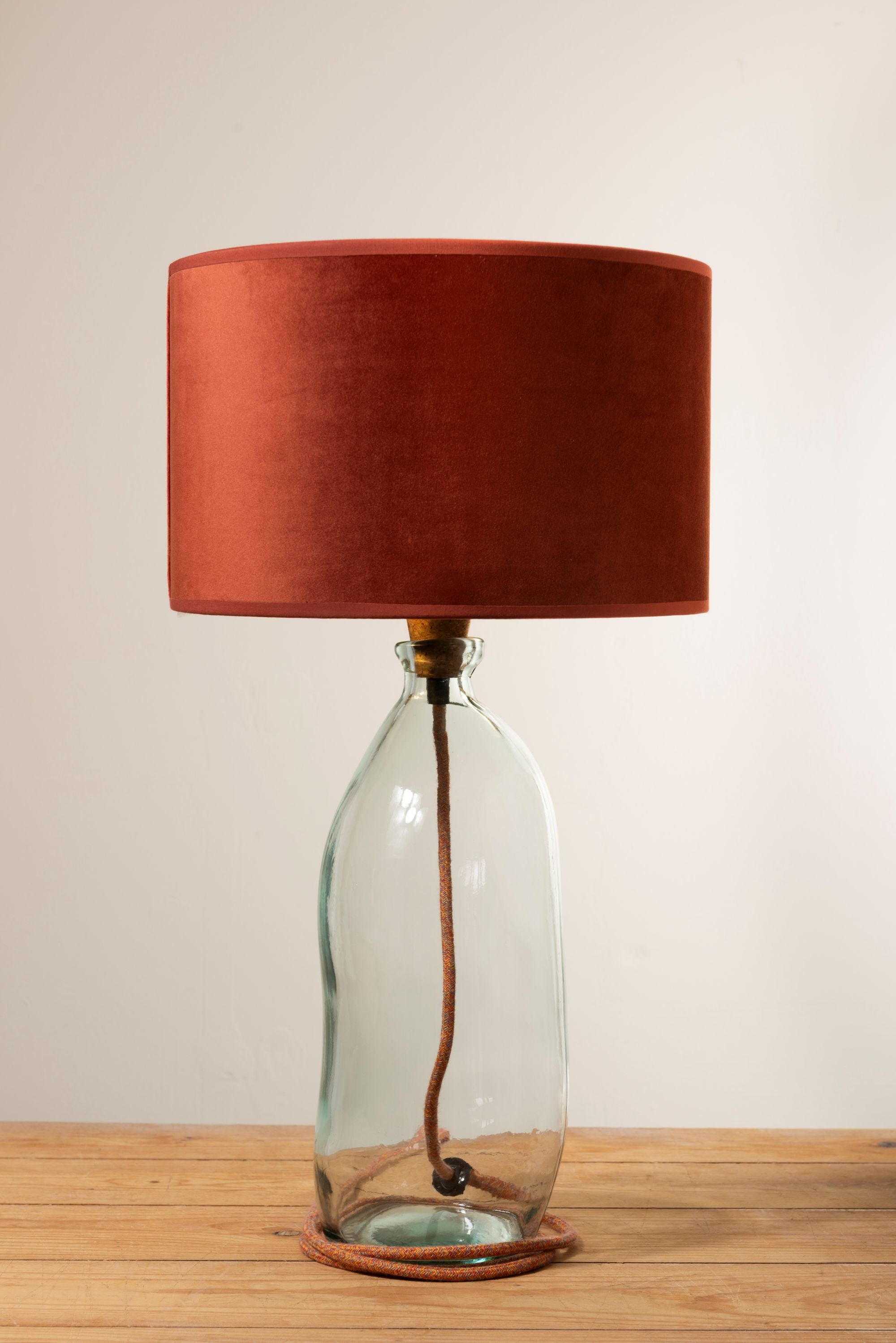 Simplicity Recycled Glass Lamp 41cm