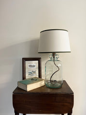 Recycled Glass Vintage Demijohn Lamp 36cm