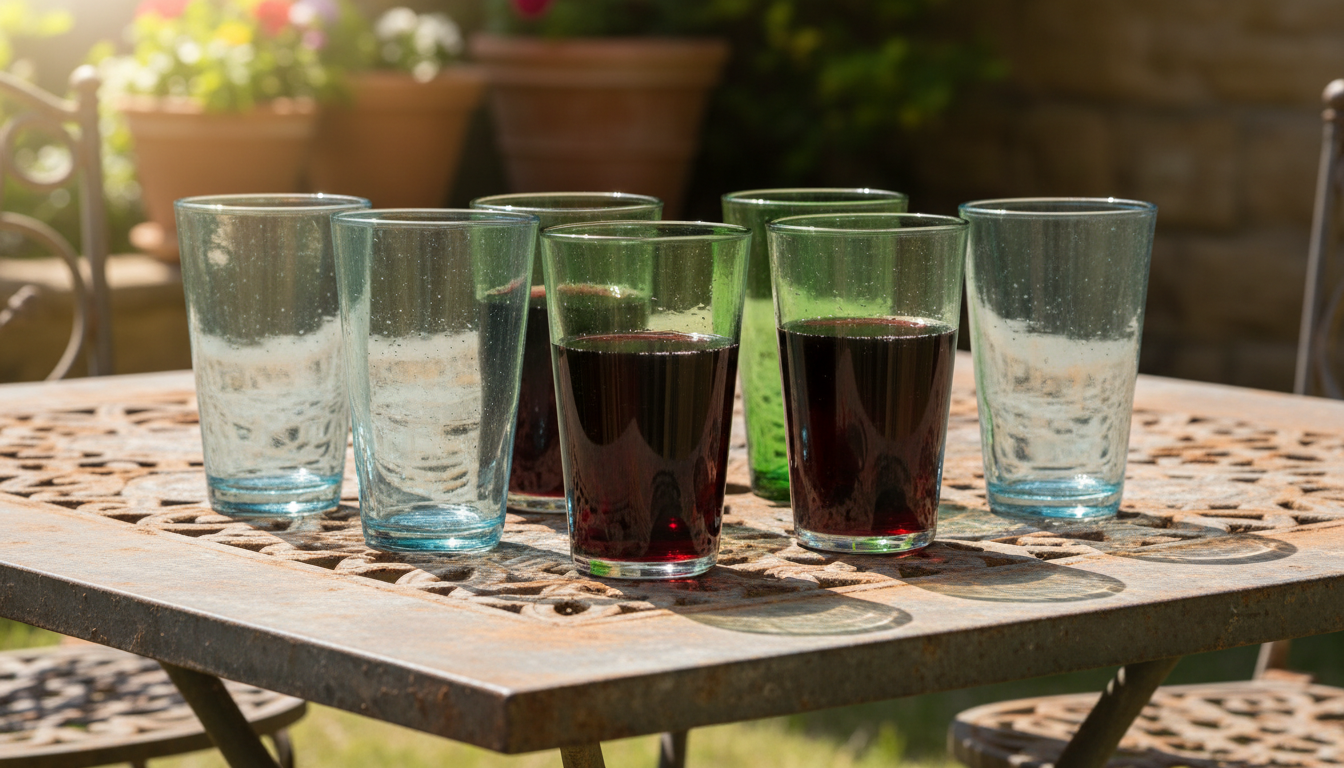 Moroccan Handmade Recycled Glass Tumbler  - 300ml