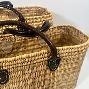 Natural Tote Handmade Moroccan Basket 2 Sizes