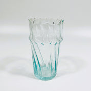 Moroccan Handmade Recycled Glass Moyen Twist Tumbler - 300ml