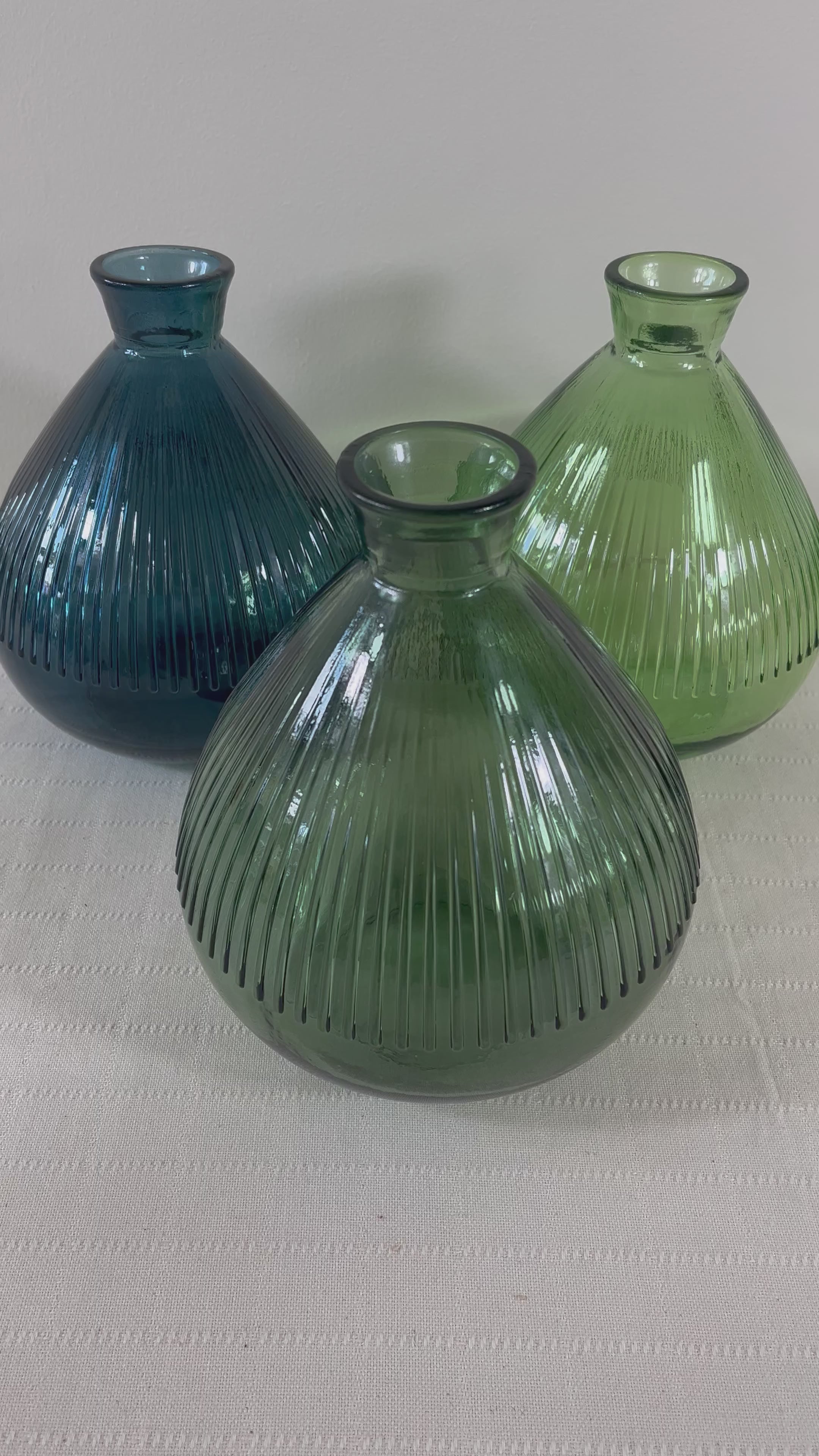 Recycled Glass 18cm Terrassa Bottle Vase