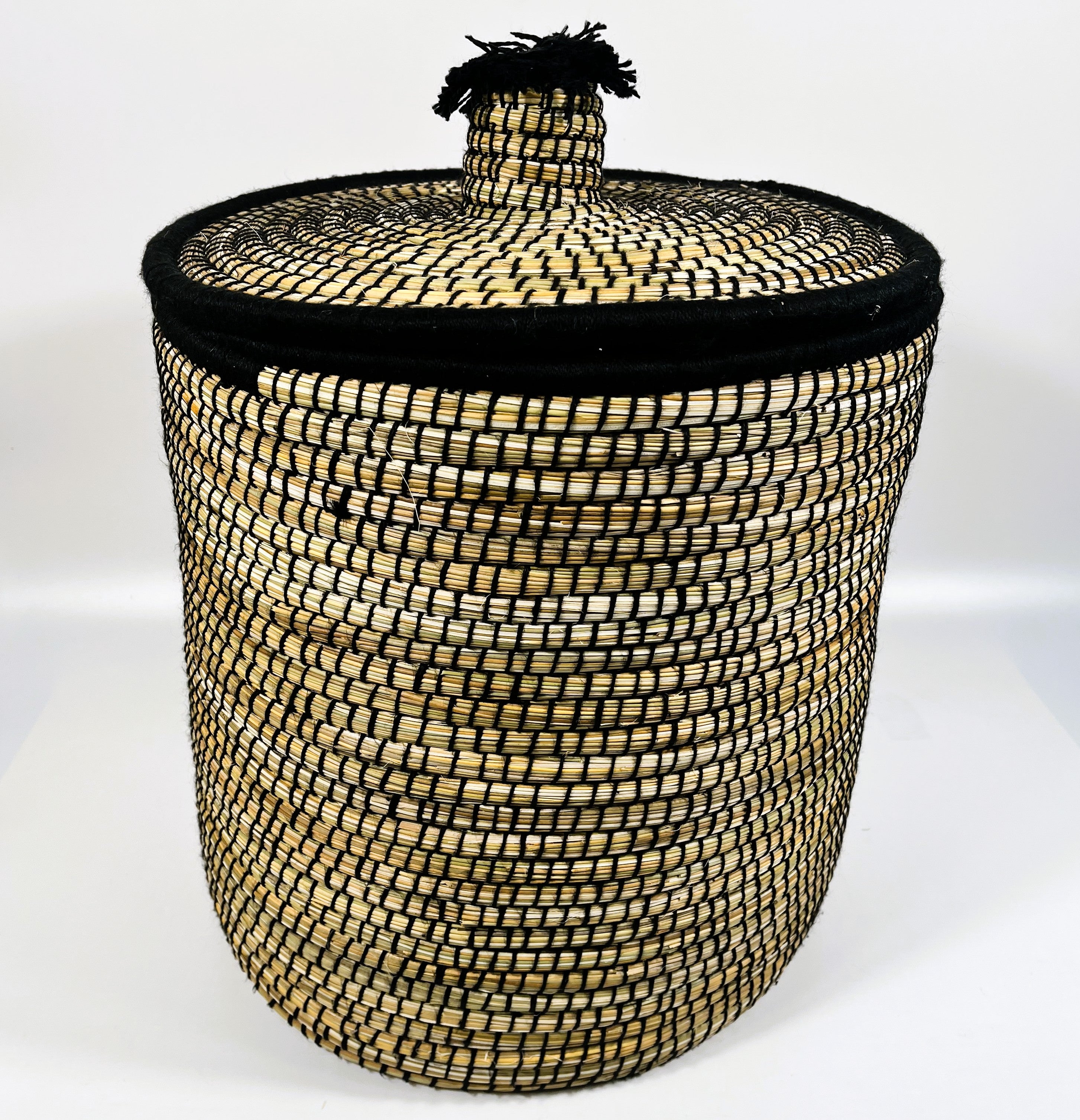 Moroccan Handmade Storage Baskets with Lid