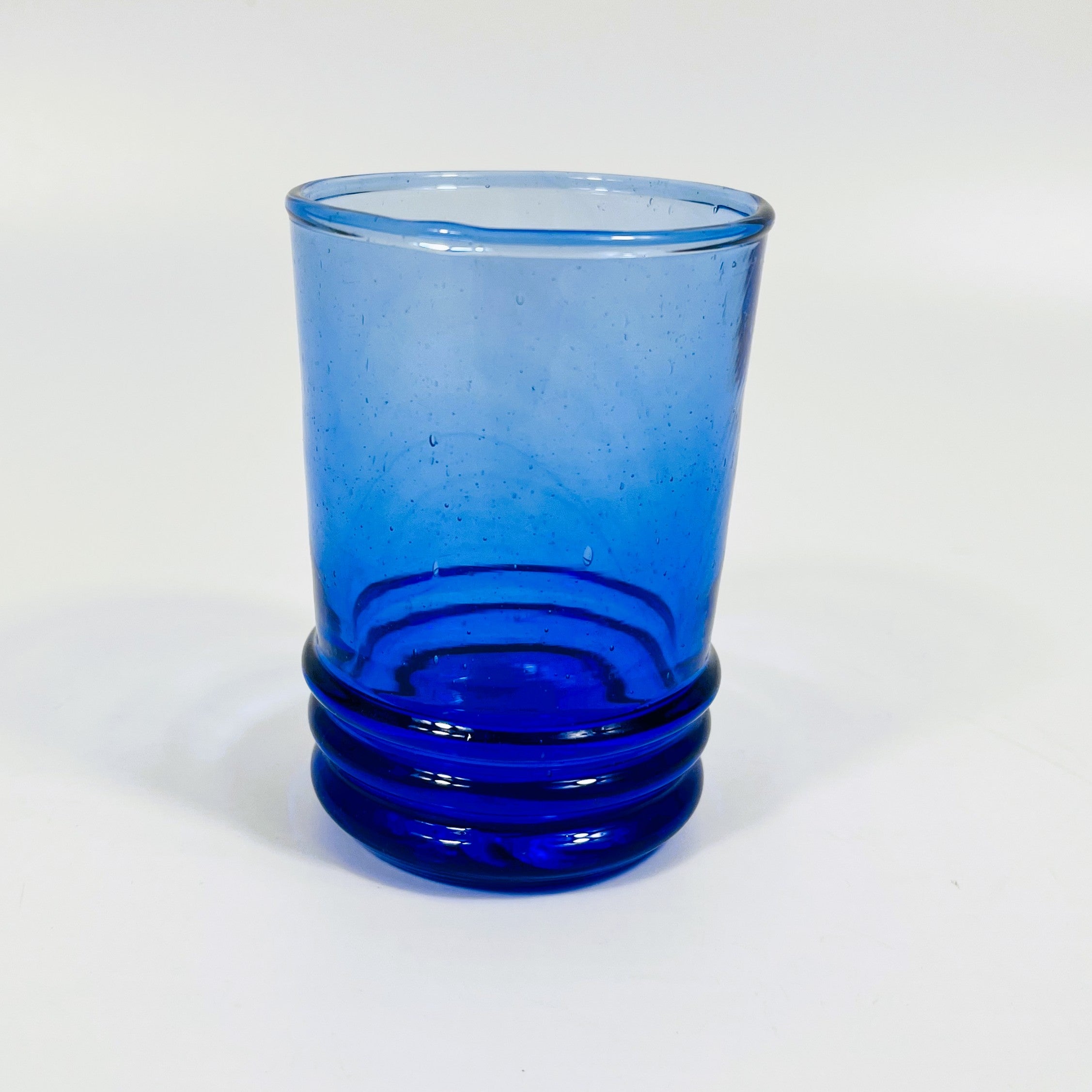 Moroccan Handmade Recycled Glass Ripple Tumbler 150ml