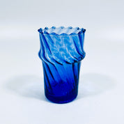 Moroccan Handmade Recycled Glass Petit Twist Tumbler - 170ml