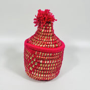 Moroccan Handmade Mini Baskets with Lid