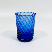 Moroccan Handmade Recycled Glass Ripple Demi Twist Tumbler 150ml