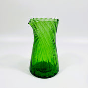 Moroccan Handmade Recycled Glass Twist Carafe - 1 Litre