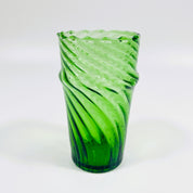 Moroccan Handmade Recycled Glass Moyen Twist Tumbler - 300ml