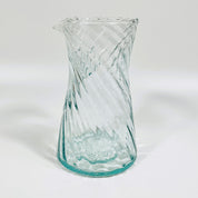 Moroccan Handmade Recycled Glass Twist Carafe - 1 Litre